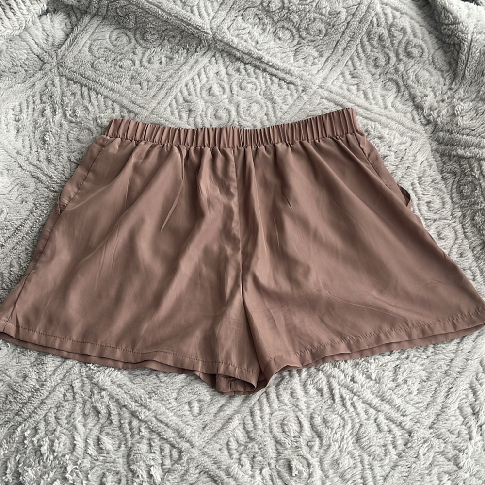 MOSSIMO TARGET Y2K Women's Black and Tan trouser Short set M minimalist capsule - Picture 9 of 11